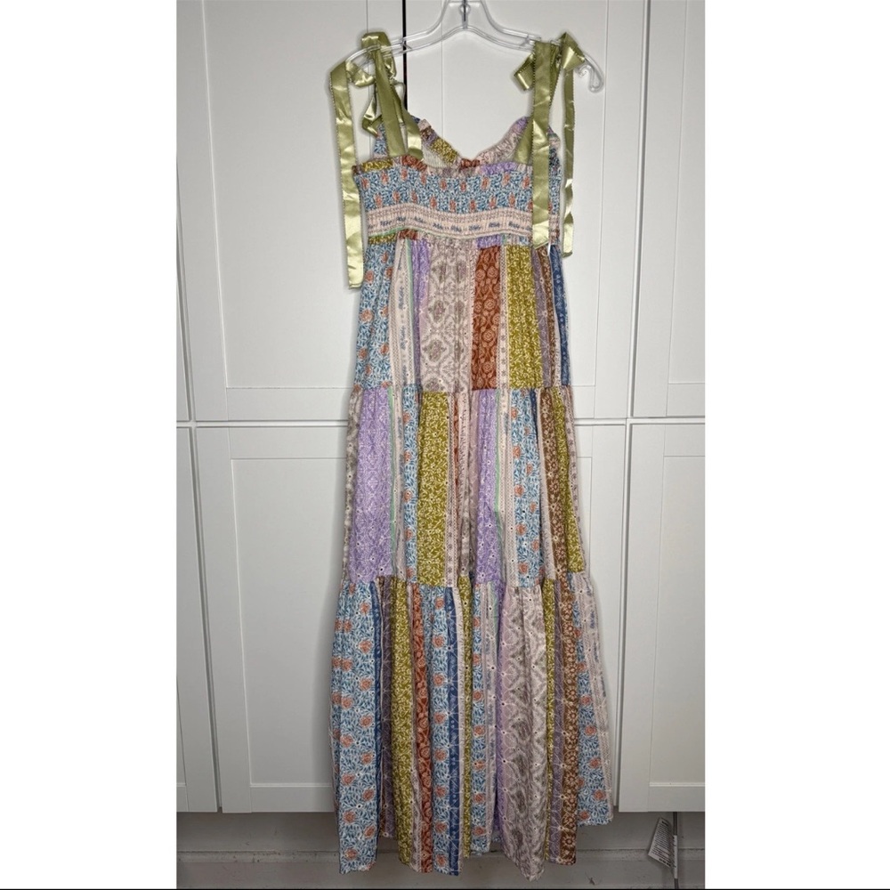 Dress Forum Los Angeles Maxi Gown Floral Patchwork Boho Hippie Cottagecore Fairy - Picture 6 of 16